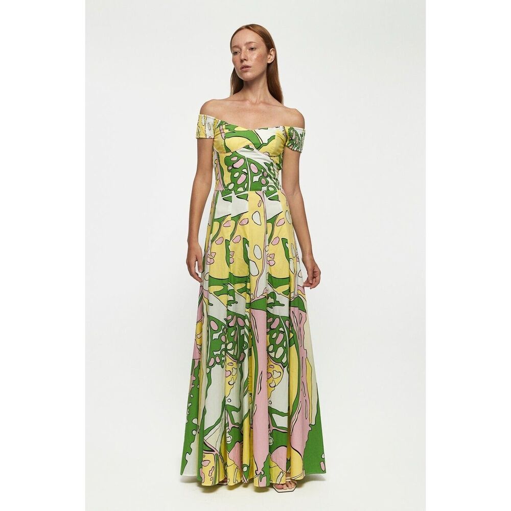 New S/W/F OFF SHOULDER MAXI DRESS Size Large